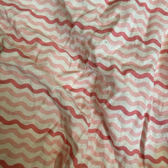 Parents Choice Fitted Bassinet Sheet Pink Zig-Zag Pattern 6.54" x5.24"x2x13" - Picture 1 of 2
